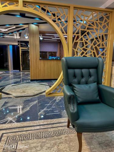 Χώρος καθιστικού στο Pretal Hotel