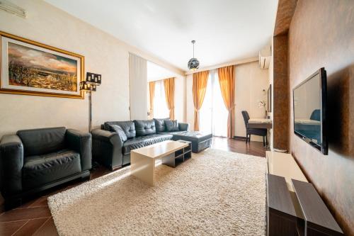 Zona de estar de Hotel Alexandar Lux