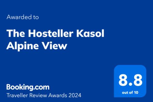 תעודה, פרס, שלט או מסמך אחר המוצג ב-The Hosteller Kasol, Riverside