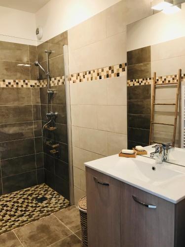 Koupelna v ubytování Appartement Mare Algajola
