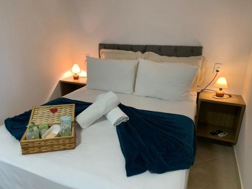 Postel nebo postele na pokoji v ubytování Pousada Perola da Praia