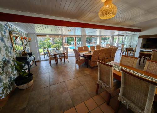 Χώρος καθιστικού στο Oyster Bay Lodge