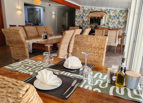Χώρος καθιστικού στο Oyster Bay Lodge