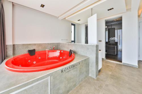 Kupaonica u objektu Kalkan Villa Spa Honeymoon