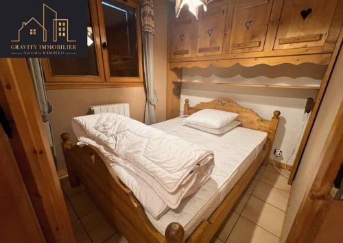 Postel nebo postele na pokoji v ubytování Chaleureux 2 chambres, Morillon