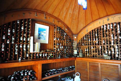 a room filled with lots of wine bottles at Lazib Inn Resort & Spa in Tunis