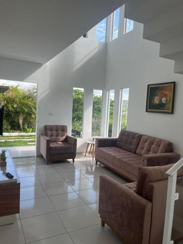 Χώρος καθιστικού στο Condomínio Villa Verde Triunfo