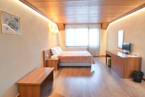 Postel nebo postele na pokoji v ubytování Къща за гости ГРАНИТ