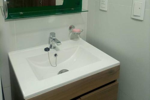 Salle de bains dans l'établissement Hermoso Monoambiente !