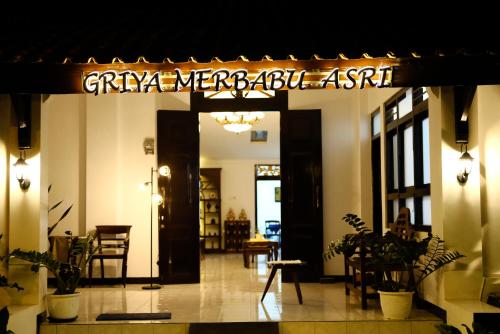 a entrance to a store with a sign over the door at Griya Merbabu Asri Homestay (up to 14pax @ Salatiga central) in Salatiga