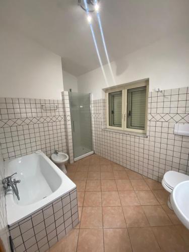 Koupelna v ubytování Cilento