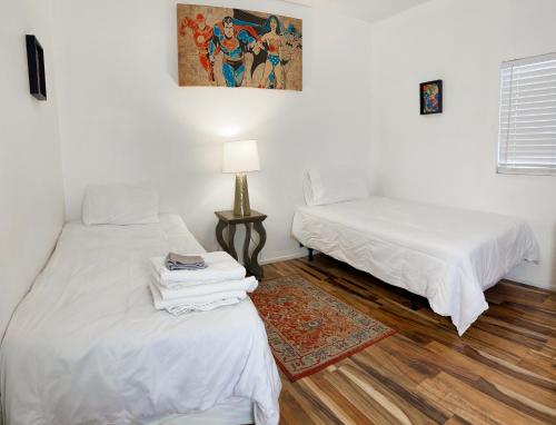 Postel nebo postele na pokoji v ubytování Very cute and comfy Apartment
