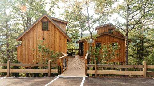 El edificio en el que está la casa vacacional