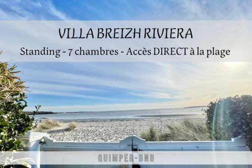 VILLA BREIZH RIVIERA - La plage au bout du jardin !