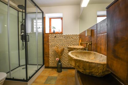 Kúpeľňa v ubytovaní Apartmány Berries