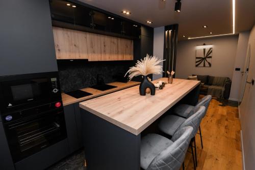 Dapur atau dapur kecil di PNT Apartment