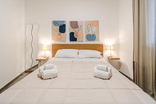 Postel nebo postele na pokoji v ubytování Tarzanà 11 apartment - Cala di Palermo