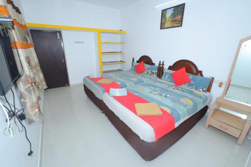 Ένα ή περισσότερα κρεβάτια σε δωμάτιο στο SJ Villa