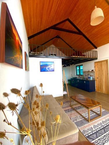 Ruang duduk di Homestay 1579 SaPa
