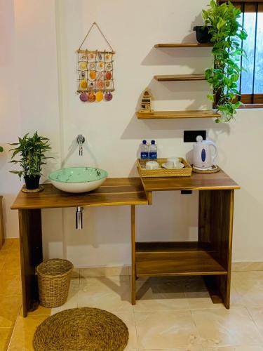Kuchyň nebo kuchyňský kout v ubytování Breeze Bay Villa