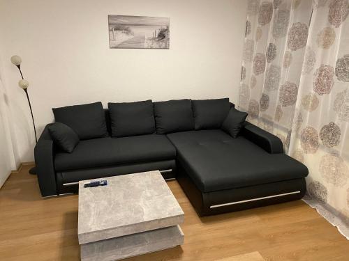 Ein Sitzbereich in der Unterkunft Appartement am Kaibach - Küche - Balkon - Bad