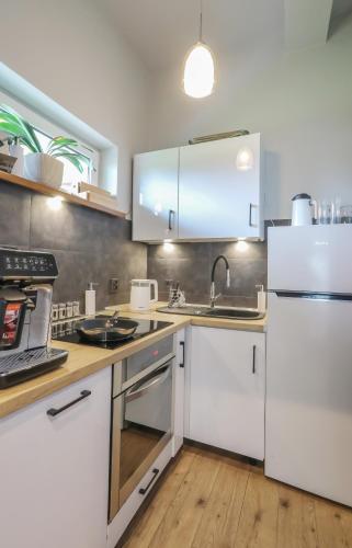 Dapur atau dapur kecil di Apartamenty Ty i Ja