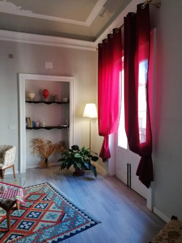 Posezení v ubytování B&Bed 384 GuestHouse Rooms Enna