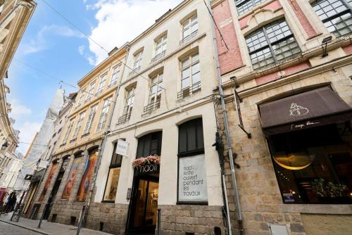 a building on the side of a street at Equipped studio in Vieux-Lille near Grand Place in Lille