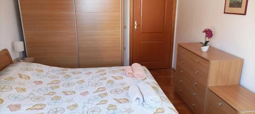 Ένα ή περισσότερα κρεβάτια σε δωμάτιο στο Apartman Vista Mare