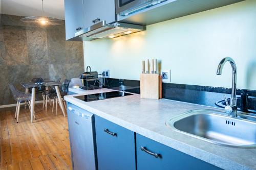 Dapur atau dapur kecil di DORMIR EN VILLE - À 450 m du centre historique