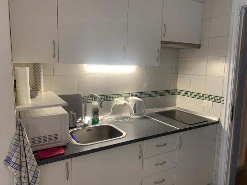 Køkken eller tekøkken på Apartamento ANANAS Golf del Sur