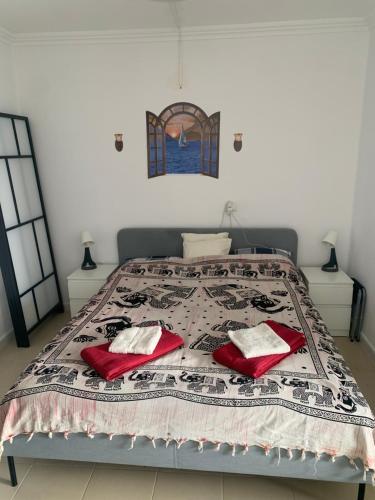 En eller flere senge i et værelse på Apartamento ANANAS Golf del Sur