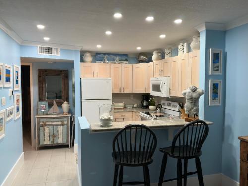 Η κουζίνα ή μικρή κουζίνα στο St Pete Beachside Condo 3