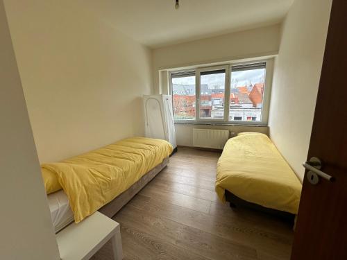 Postel nebo postele na pokoji v ubytování Spacious Apartment next to Port of Antwerp