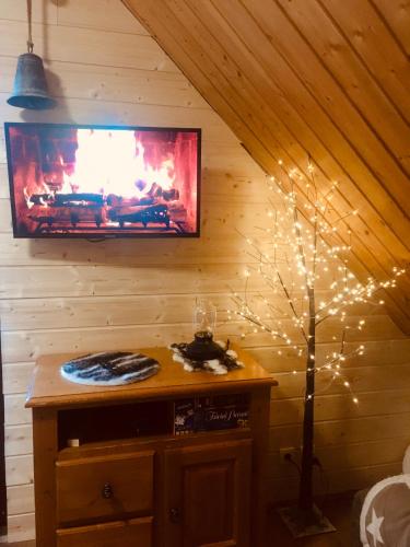 Μια τηλεόραση ή/και κέντρο ψυχαγωγίας στο CHALET DES PAZ