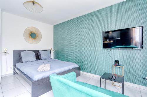 Photo de la galerie de l'établissement Le Modern Chic - 2 pers -Disneyland/Val d'Europe à 10 min, à Montévrain