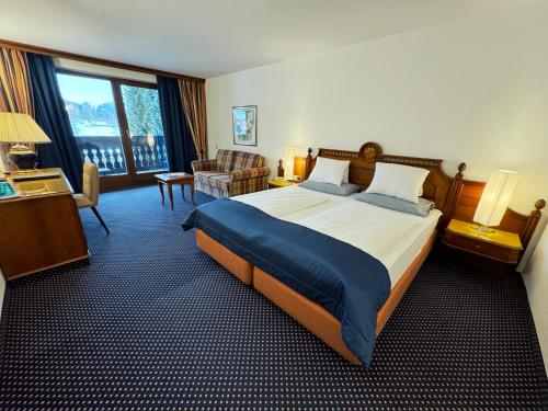 Postel nebo postele na pokoji v ubytování Hotel Hocheder