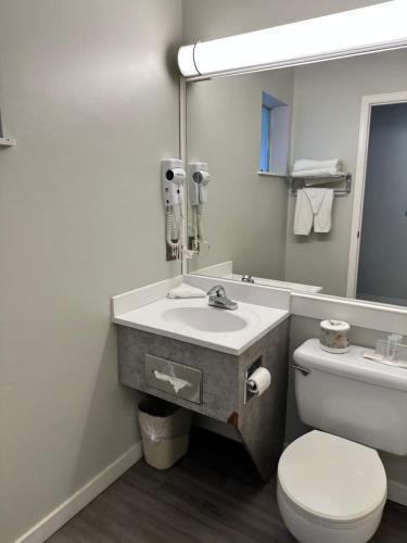 Bathroom sa Travelodge by Wyndham Langley