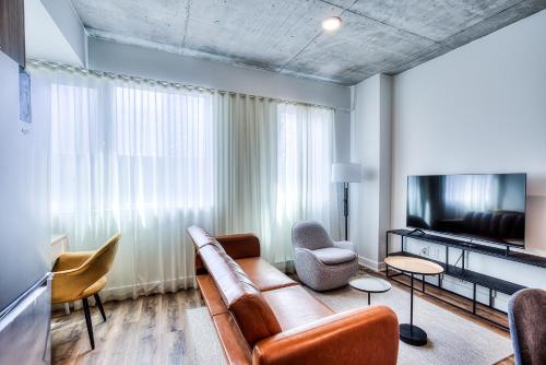 Area tempat duduk di 2Br+Gym for VIP Corporate & Students Downtown MTL