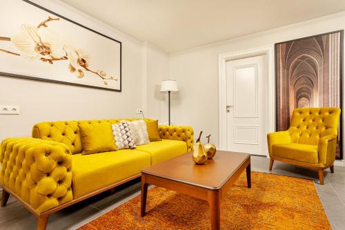Χώρος καθιστικού στο Bellavia Deluxe Apart