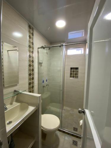 Ένα μπάνιο στο Hotel Alameda Plaza