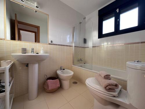 Et badeværelse på El Rincón de Carmen