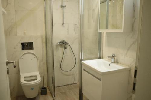 Koupelna v ubytování Apartman Ristanovic