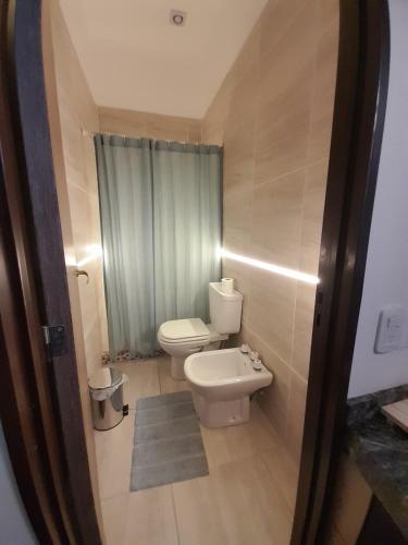 Een badkamer bij Hostel New Time