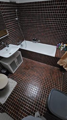 Salle de bains dans l'établissement Vintage Apartment NEU