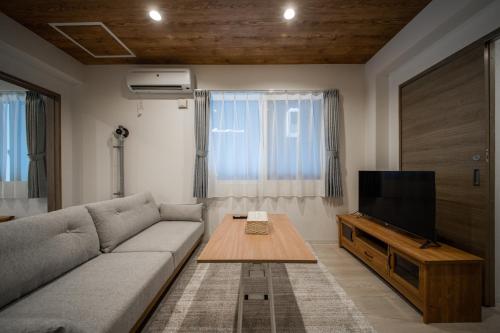 TV a/nebo společenská místnost v ubytování ASTORIA【2min from Asahikawa sta】