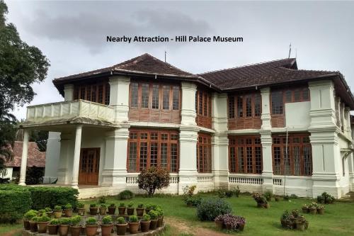 a large building with a lot of windows at Kings Fort in Cochin