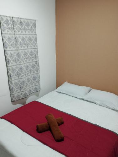 Katil atau katil-katil dalam bilik di Lawer Guesthouse (Pulau Langkawi)