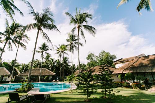 a view of the resort and the pool at Commander Suites de Bohol in Panglao Island