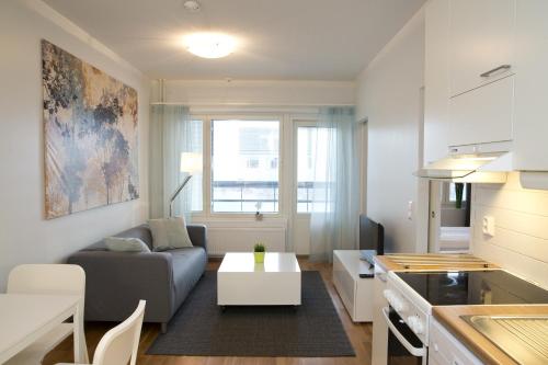 Area tempat duduk di Kotimaailma Apartments Rovaniemi